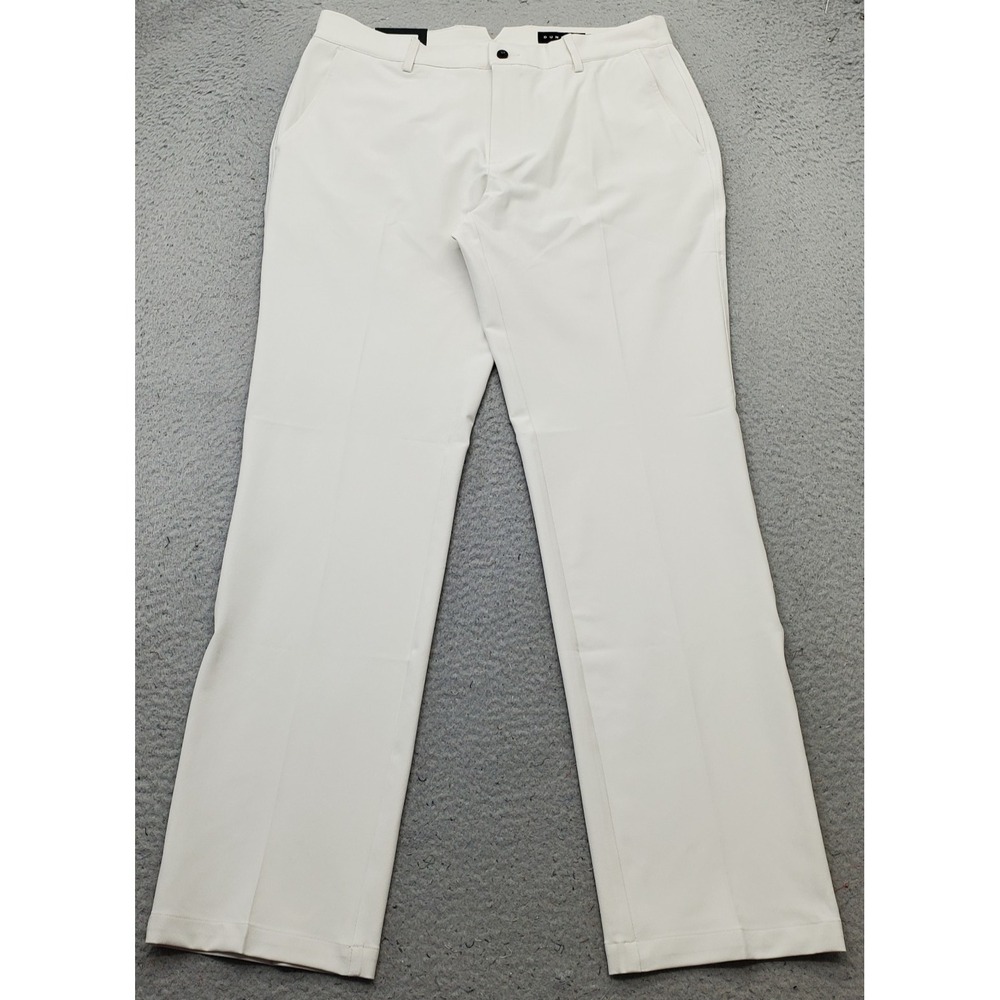 Dunning Golf Chino Pants Mens 34/32 Tan Performance Stretch Quick Dry D7S13P067